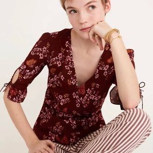 Madewell wrap butterfly sanctuary blouse
